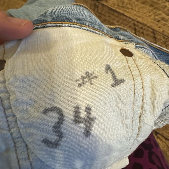 Levi's Denim - A pair of Levi’s 501 redone vintage